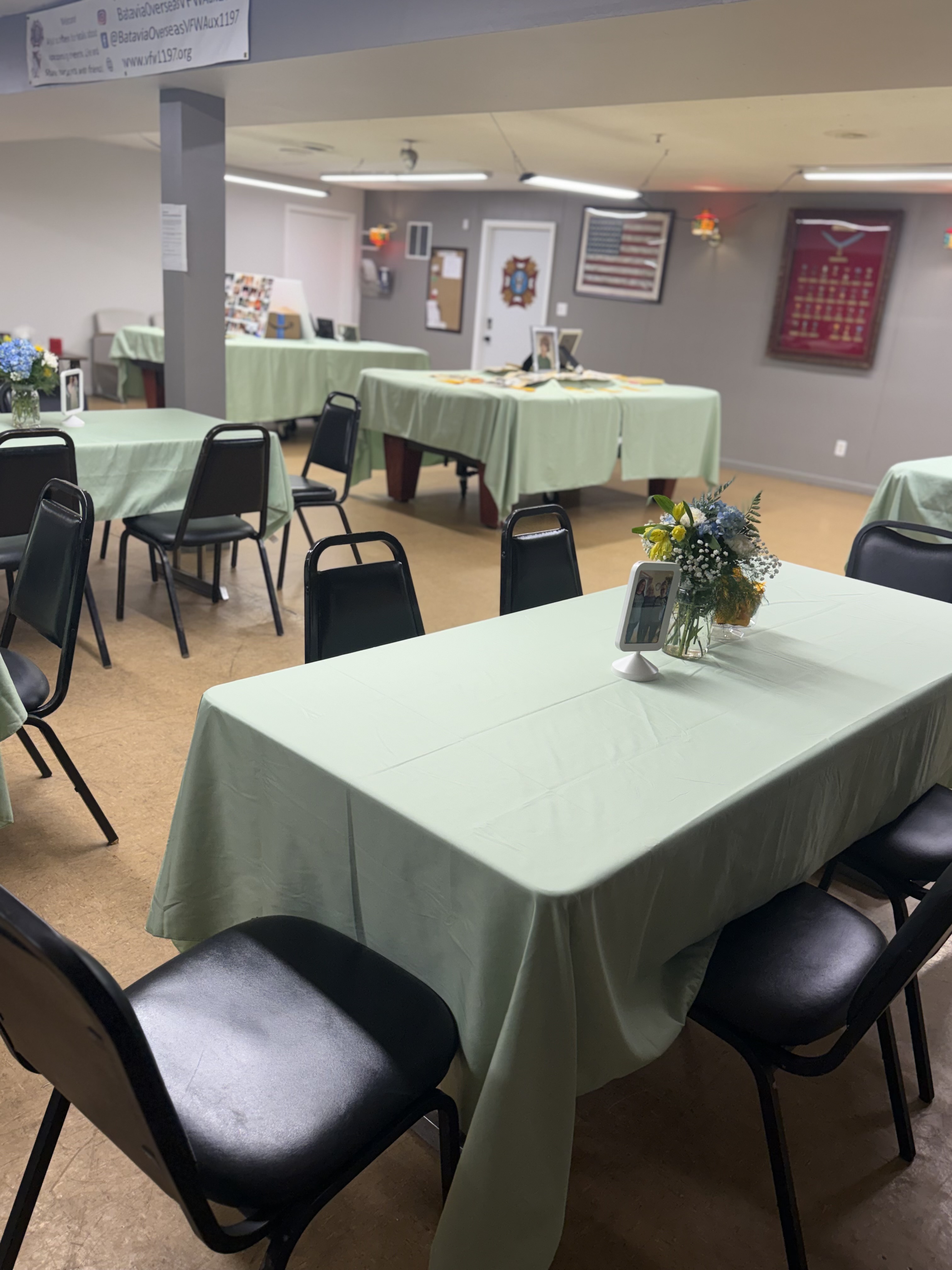 Memorial Gathering - VFW Hall