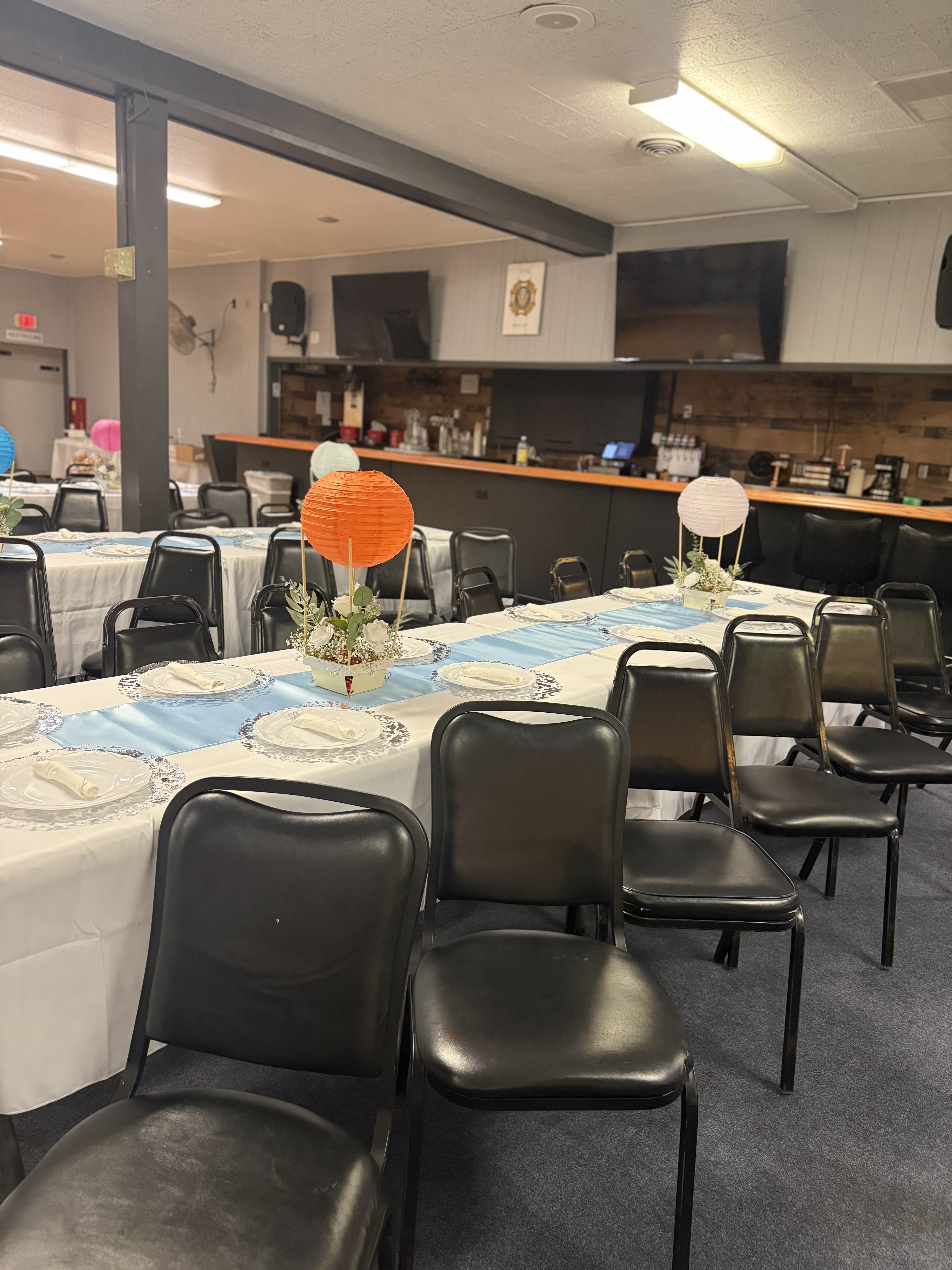 Baby Shower Setup - Hot Air Balloon Theme