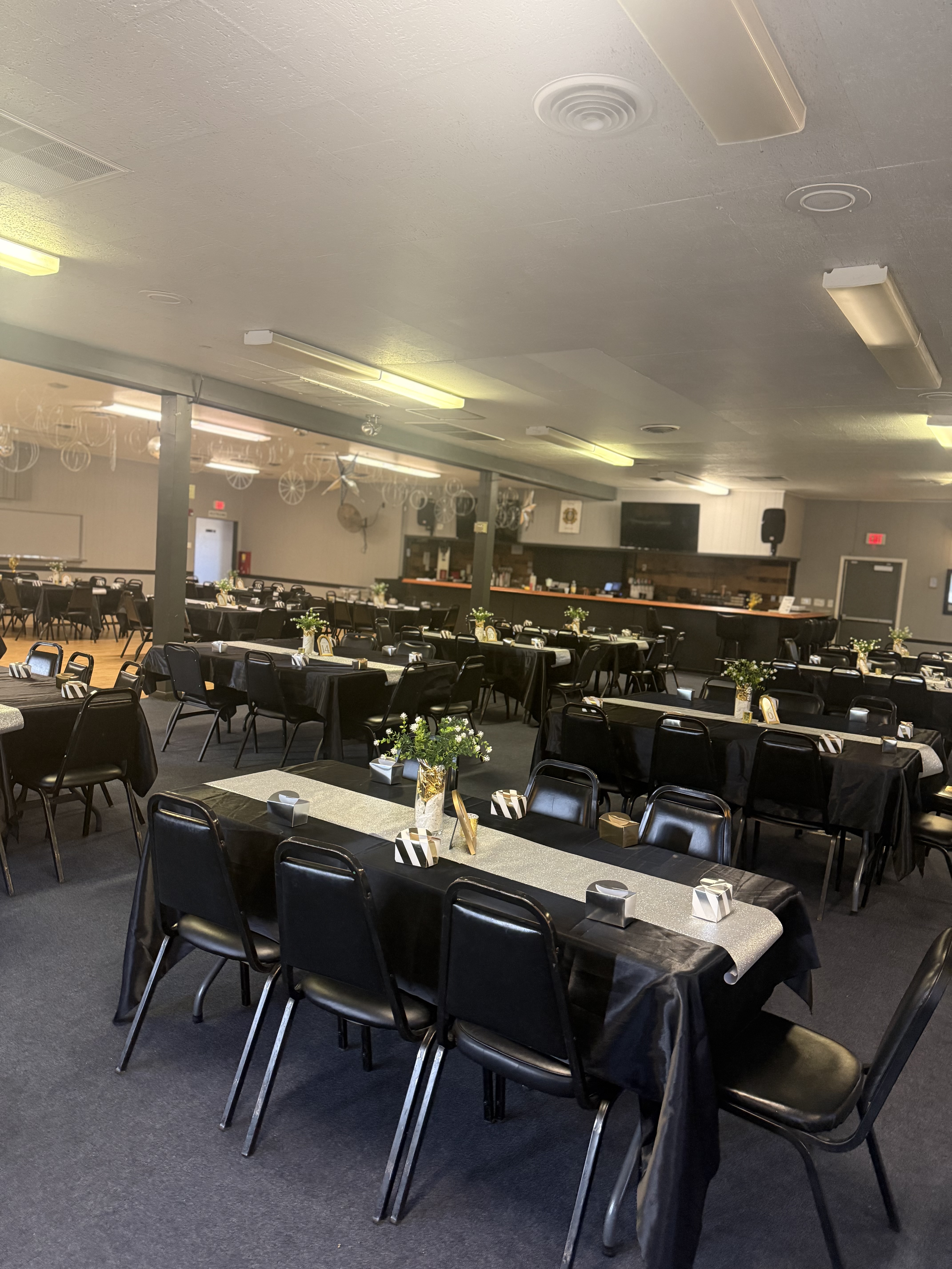 Large Event Setup - Full Hall View