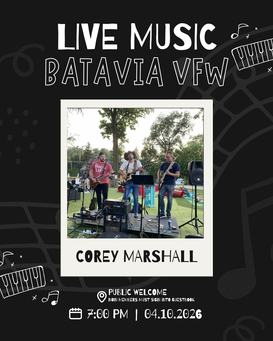 Corey Marshall Band - April 10